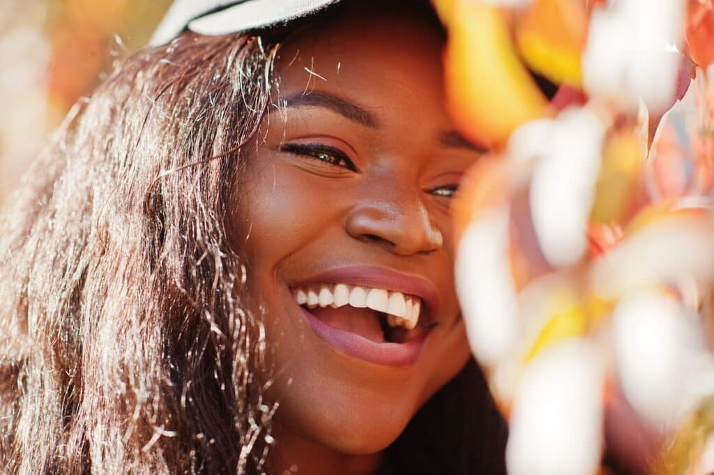 woman with veneers - cosmetic dentistry